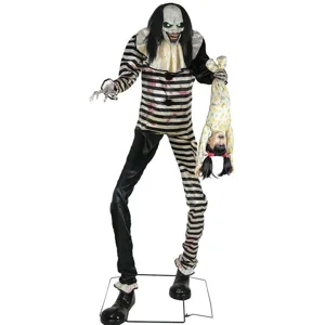 7ft Sweet Dreams Spirit Halloween Clown Animated Prop Animatronic Decoration