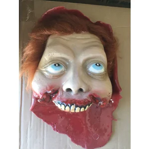 Mauled/Mutilated Lifesize latex face