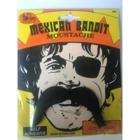 Fake Moustache - Mexican Bandit - Steptoe Brand - British made