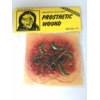 Realistic Stick on Wound Prosthetic- TYPE D WORMS -Frightful Features Injury- (NOT LATEX)