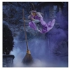 Home Depot 12ft Giant Hovering Animated Hovering Halloween Witch with Broomstick