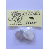 CUSTARD PIE FOAM- for splatting people! Splat Splurge Bubb..