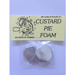 CUSTARD PIE FOAM- for splatting people! Splat Splurge Bubbly Foam Tiswas