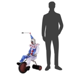 32in Tricycle Clown Doll Animated - Animatronic Prop- Saw style 32in Tricycle Clown Doll Animated - Animatronic Prop- Saw style