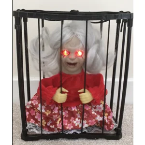 Girl in Cage Prop