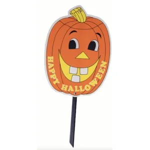 56cm Pumpkin Plastic Yard Halloween sign