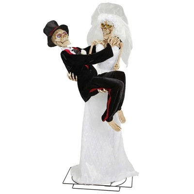 DEPOSIT- 6FT Animated Newly Dead Skeletons Halloween Wedding Prop Horror DEPOSIT- 6FT Animated Newly Dead Skeletons Halloween Wedding Prop Horror