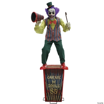 DEPOSIT- 6ft Carnival Barker Clown Animatronic Servo Tall Prop Animated DEPOSIT- 6ft Carnival Barker Clown Animatronic Servo Tall Prop Animated