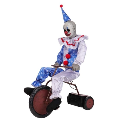 32in Tricycle Clown Doll Animated - Animatronic Prop- Saw style 32in Tricycle Clown Doll Animated - Animatronic Prop- Saw style