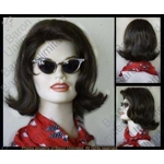 Jackie Flip Dark Brown Synthetic Wig