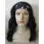 Rocker Headband Black Wig