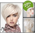 Platinum Blonde Aline Pixie