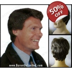 Charles  Dark Brown Synthetic Men's Wig