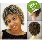 Chel Synthetic Short Dreadlock Curls