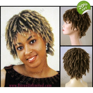 Chel Synthetic Short Dreadlock Curls