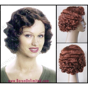 Deluxe Flapper Finger Wave Wig
