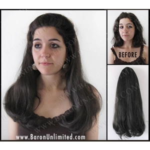 Edina layered Synthetic 3/4 Cap