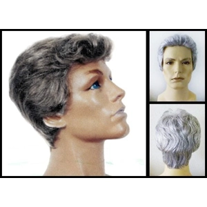 Greg Lt Grey Synthetic Men's Wig