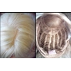 Honey Pale Blonde Mono Top Human Hair