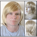 Alen Synthetic Man's  Blonde Wig