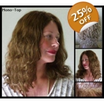 Jen 100% Human Hair  Mono-top-top