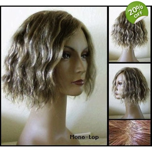 Kaellie 100% Human Hair  Mono-top