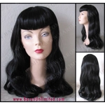 50's Pin up Girl with rounded bangs