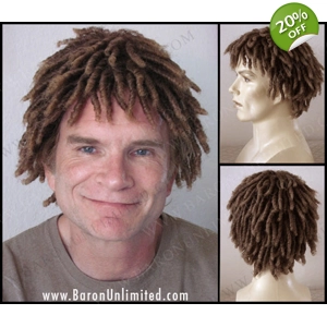 Rael Synthetic Short Dredlock Curls