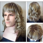 Shawn Synthetic Man's Blonde Wig