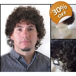 Joe  curly Human Hair wig