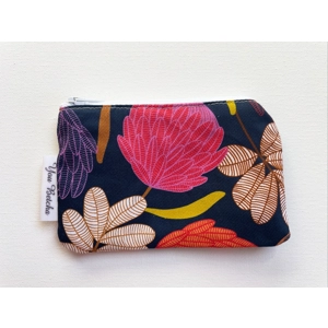 Wallet - Pink/Navy Floral