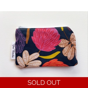 Wallet - Pink/Navy Floral