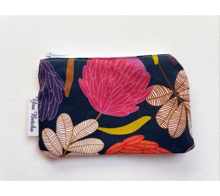 Wallet - Pink/Navy Floral
