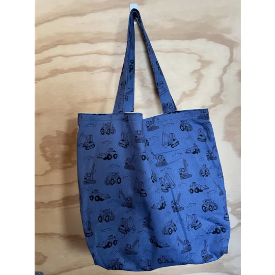Tote Bag - construction vehicles