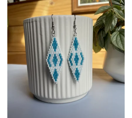 Blue and White