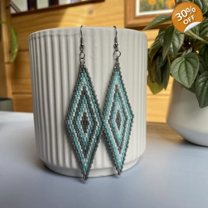 Blue, Grey and White
