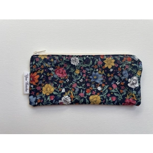 Makeup pouch - Black Floral