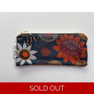 Makeup Bag -  Dark Floral