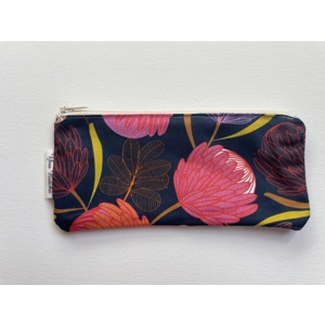 Makeup Bag -  Pink/Navy Floral