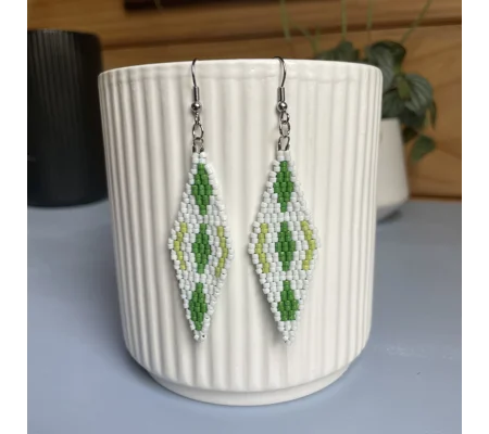 Green and White