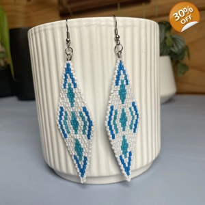 Blue and White