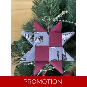 Christmas Ornaments - Scandinavian Star 12cm