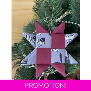 Christmas Ornaments - Scandinavian Star 12cm