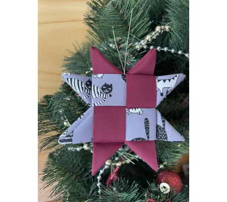Christmas Ornaments - Scandinavian Star 12cm