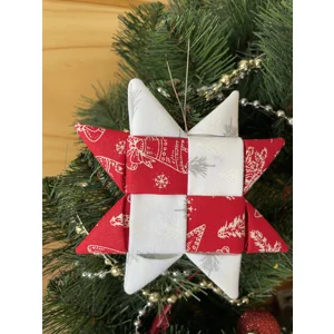 Christmas Ornaments - Scandinavian Star 12cm