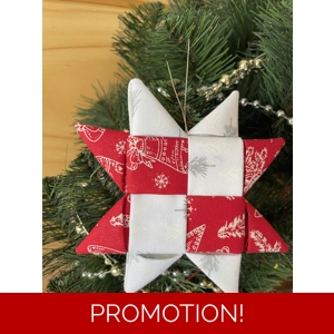 Christmas Ornaments - Scandinavian Star 12cm