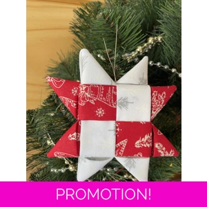 Christmas Ornaments - Scandinavian Star 12cm