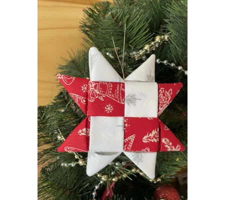 Christmas Ornaments - Scandinavian Star 12cm