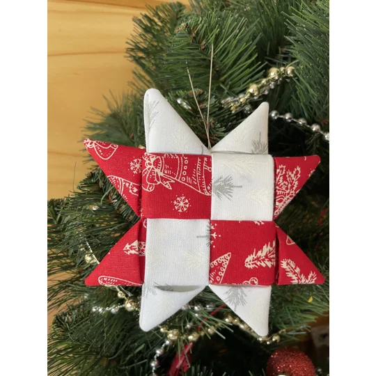 Christmas Ornaments - Scandinavian Star 12cm