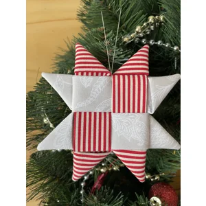 Christmas Ornaments - Scandinavian Star 12cm